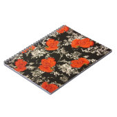 Rode rozen notitieboek (Linkerzijde)