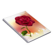 Rode rozen notitieboek (Rechterzijde)