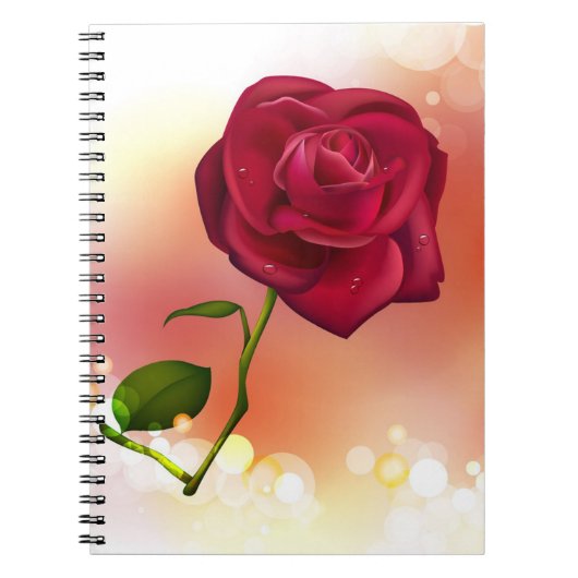 Rode rozen notitieboek (Voorkant)