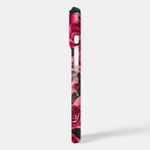 Rode rozen op roze achtergrond Case-Mate iPhone case (Achterkant / Links)