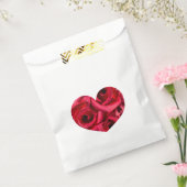 Rode Rozen Pad Bloem Garland Bedankzakje (Gezegeld)
