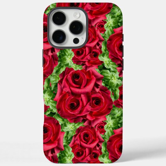 Rode Rozen Pad Bloem Garland Case-Mate iPhone Case (Achterkant)