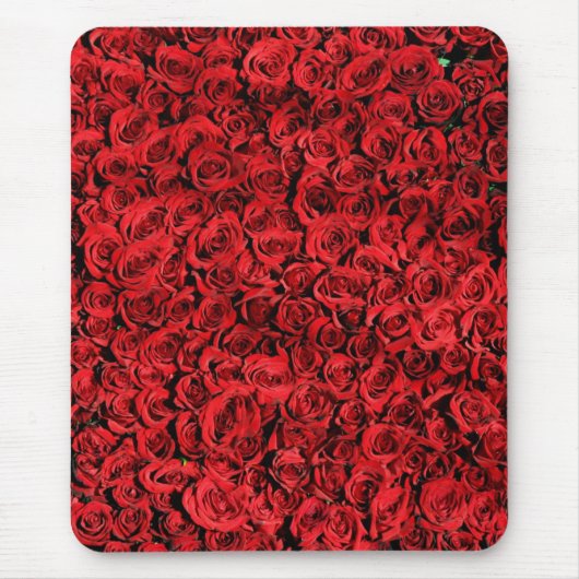 Rode Rozen Patroon-37431 Muismat (Voorkant)