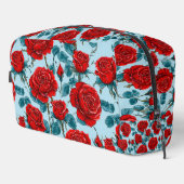 Rode rozen patroon toilettasje (Rechterhoek)