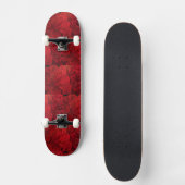 Rode Rozen Persoonlijk Skateboard (Voorkant)
