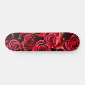 Rode rozen persoonlijk skateboard (Horizontaal)