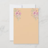 Rode Rozen platte Dankkaart Bedankkaart (Achterkant)