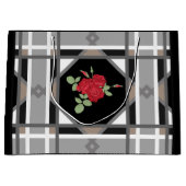 rode rozen, retro groot cadeauzakje (Voorkant)