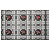 rode rozen, retro stof (Fat Quarter)