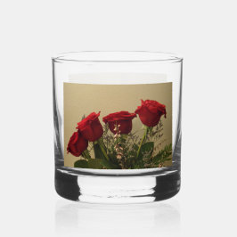 Rode Rozen Rocks Glas