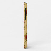 rode rozen, rode bloemen, patroon van bloemen Case-Mate iPhone case (Achterkant/links)