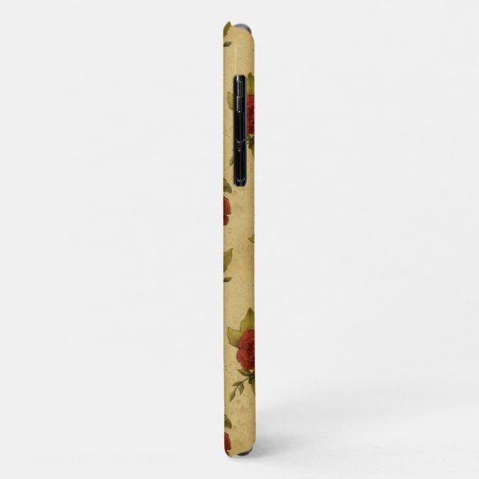 rode rozen, rode bloemen, patroon van bloemen Case-Mate iPhone case (Achterkant/links)