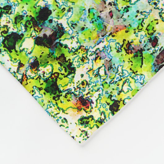 Rode Rozen Rode Rozen Fleece Deken (Hoek)