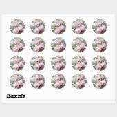 Rode Rozen Ronde Sticker (Vel)
