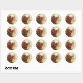 Rode Rozen Ronde Sticker (Vel)
