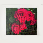 Rode Rozen Rosarium  Wandkleed (Voorkant (horizontaal))