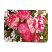 Rode Rozen Rozen Bloembloemen Bloemen Verjaardag Magneet (Horizontaal)