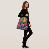 Rode rozen rozen crossbody tas (Op model)