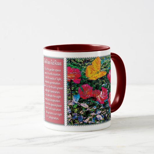 Rode rozen rozen mok (Voorkant rechts)