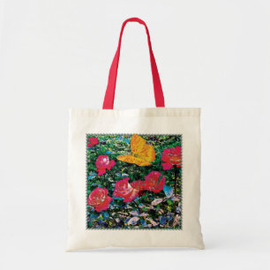 Rode rozen rozen tote bag