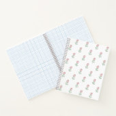Rode Rozen, Rozenpatroon, Bloemen Notitieboek (Binnen)