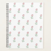 Rode Rozen, Rozenpatroon, Bloemen Planner (Voorkant)