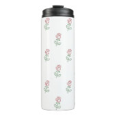 Rode Rozen, Rozenpatroon, Bloemen Thermosbeker (Voorkant)