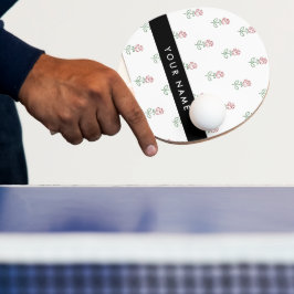 Rode Rozen, Rozenpatroon, Uw Naam Tafeltennisbatje