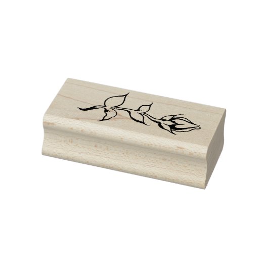 rode rozen rubberstempel (Stempel)