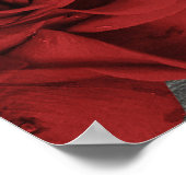 Rode rozen Rustic Black Lace Wedding Wedding Sign Poster (Hoek)