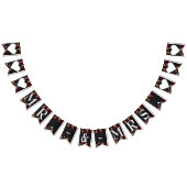 Rode Rozen Schedels Zwarte Bloem Gothic Meneer & M Vlaggetjes (Alle)