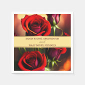 Rode rozen servet (Voorkant)