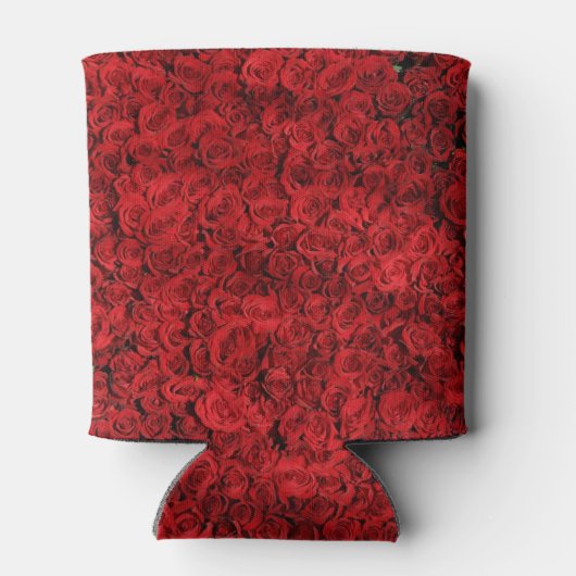 Rode rozen smash blikjeskoeler (Achterkant)