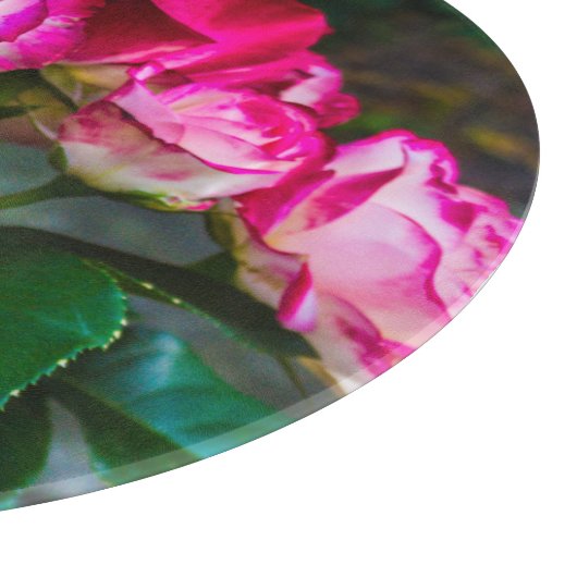 Rode rozen snijplank (Hoek)