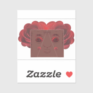 Rode rozen. sticker