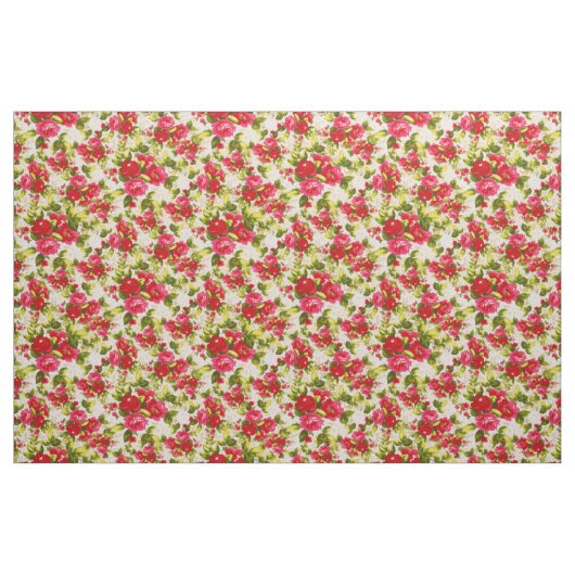  rode rozen stof (Yard (91,4 cm))