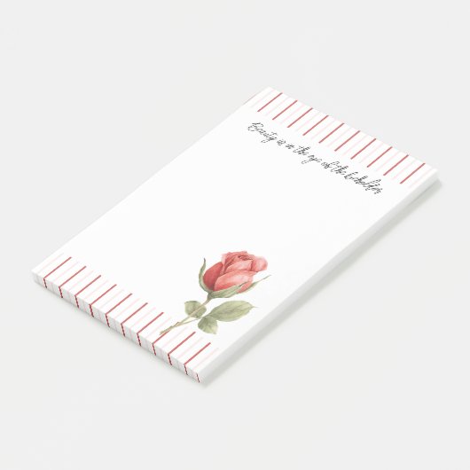 Rode Rozen Strepen Post-it® Notes (Schuin)