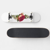 Rode Rozen Swagger Persoonlijk Skateboard (Horizontaal)