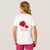 Rode Rozen T-shirt (Achterkant volledig)
