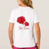 Rode Rozen T-shirt (Achterkant)
