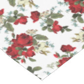 Rode rozen tafelkleed (Gekanteld)