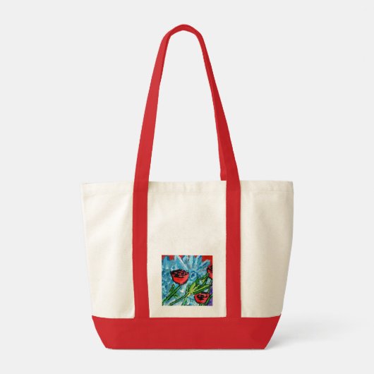 Rode Rozen Tas (Achterkant)