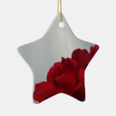 Rode rozen tegen een heldere blauwe hemel keramisch ornament (Rechts)