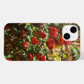 Rode Rozen Tegen een Stenen Muur Case-Mate iPhone Case (Achterkant (horizontaal))