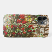 Rode rozen tegen een stenen muur Case-Mate iPhone case (Achterkant (horizontaal))