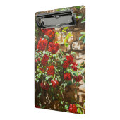 Rode Rozen Tegen een Stenen Muur Mini Klembord (Angled2)