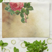  rode rozen theedoek (Gevouwen)