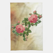 rode rozen theedoek (Verticaal)