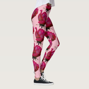 rode rozen Thunder_Cove roze Leggings