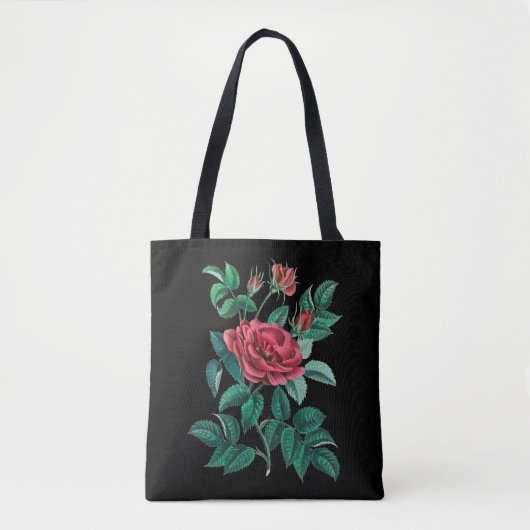 rode rozen tote bag (Voorkant)
